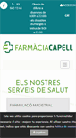 Mobile Screenshot of farmaciacapell.com